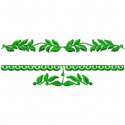 Flowers And Tree Embroidery Design 6